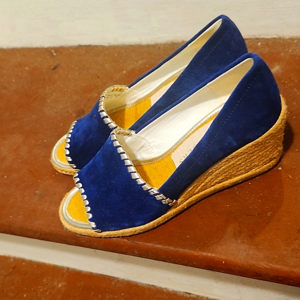 Jack Rogers “Palmer” Suede Espadrille 5.5
